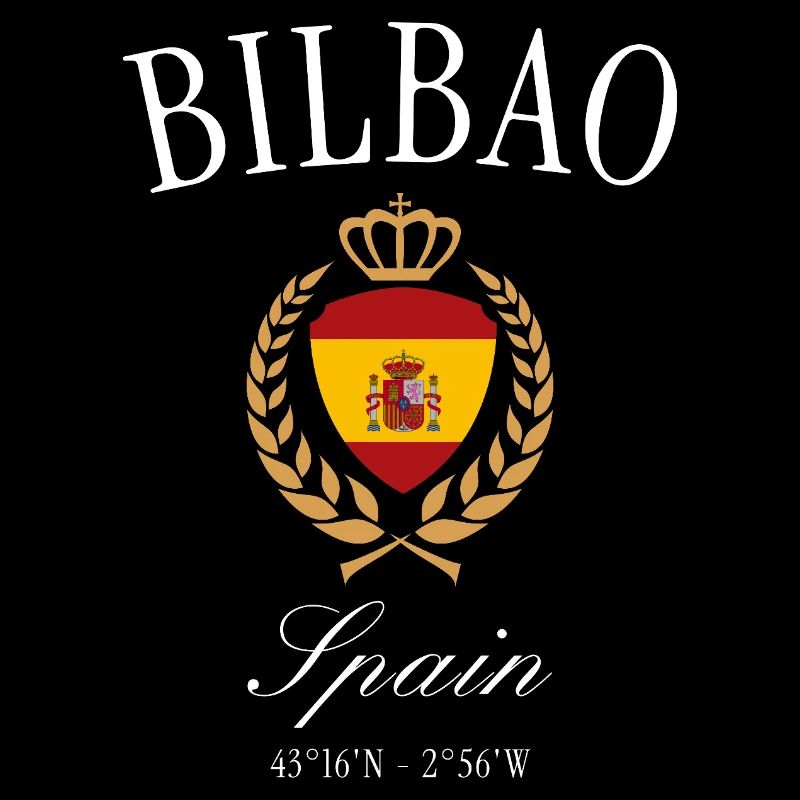 Bilbao Spanien Wappen Krone – Reise Souvenir