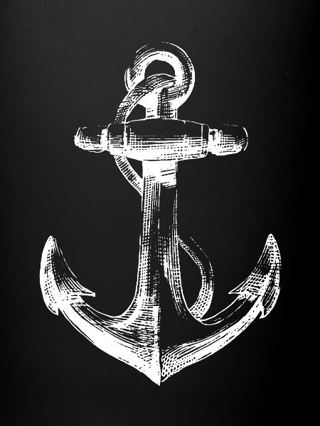 White Anchor Emblem