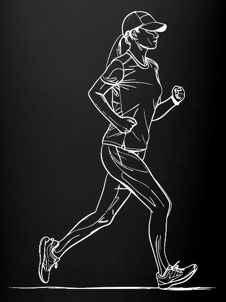 Sketch du coureur
