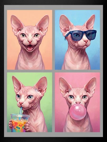 Katzen Sphynx Katze