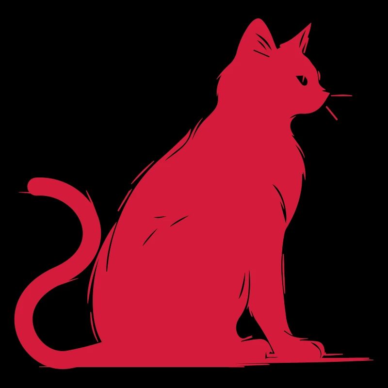 Cat side view