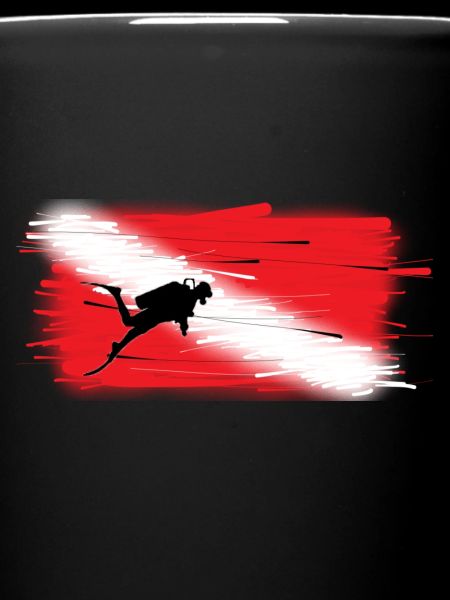 Plongeur drapeau Dan
