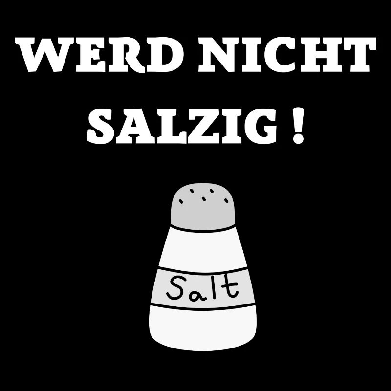 WERD NICHT SALZIG GAMING TSHIRT