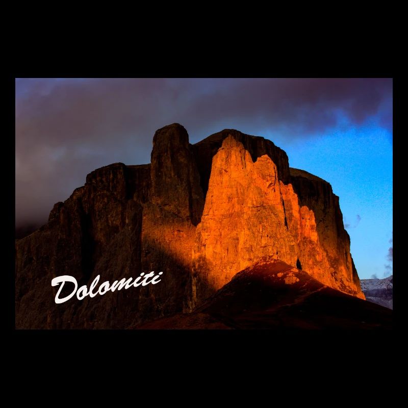 Abend in den Dolomiten