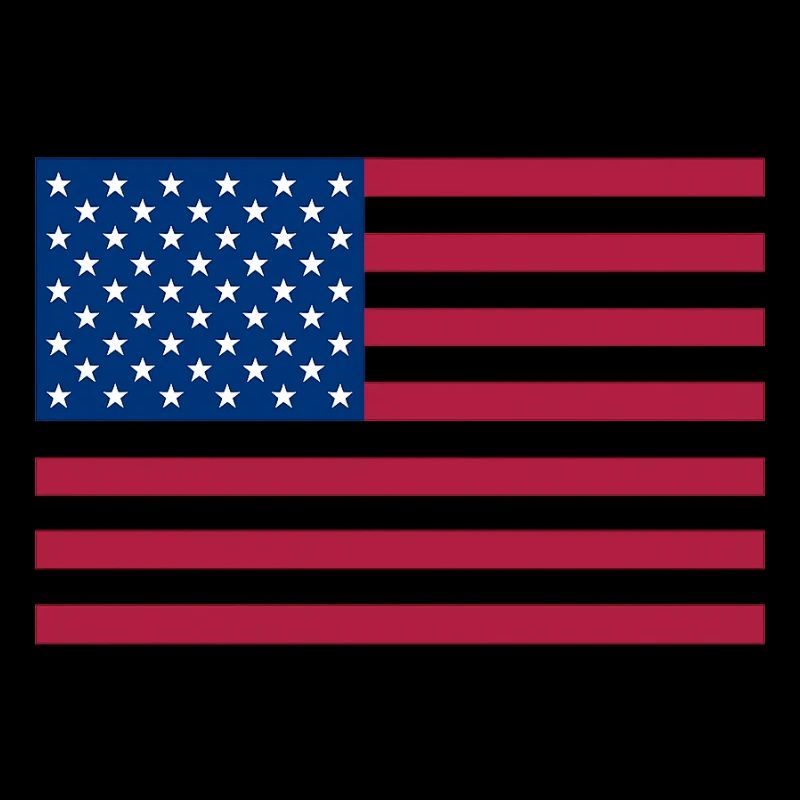 Drapeau Americain Rouge Foncé