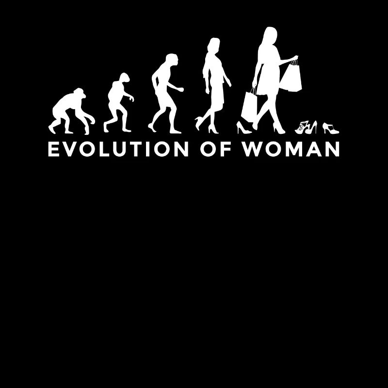 evolution der Frau Evolution of women