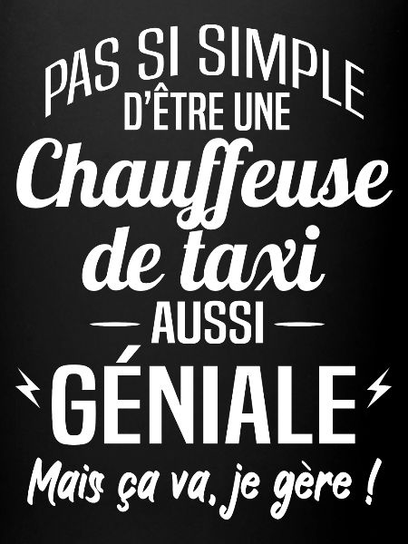 Chauffeuse de taxi