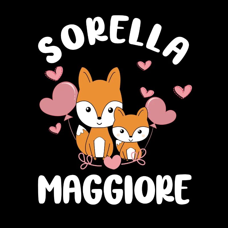Sorella Maggiore Bambina Dolci Volpi