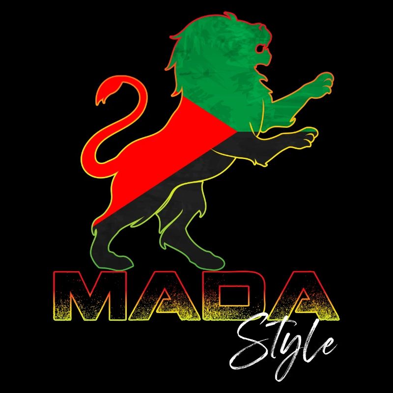 Mada Style Martinique Lion Puissance Et Force