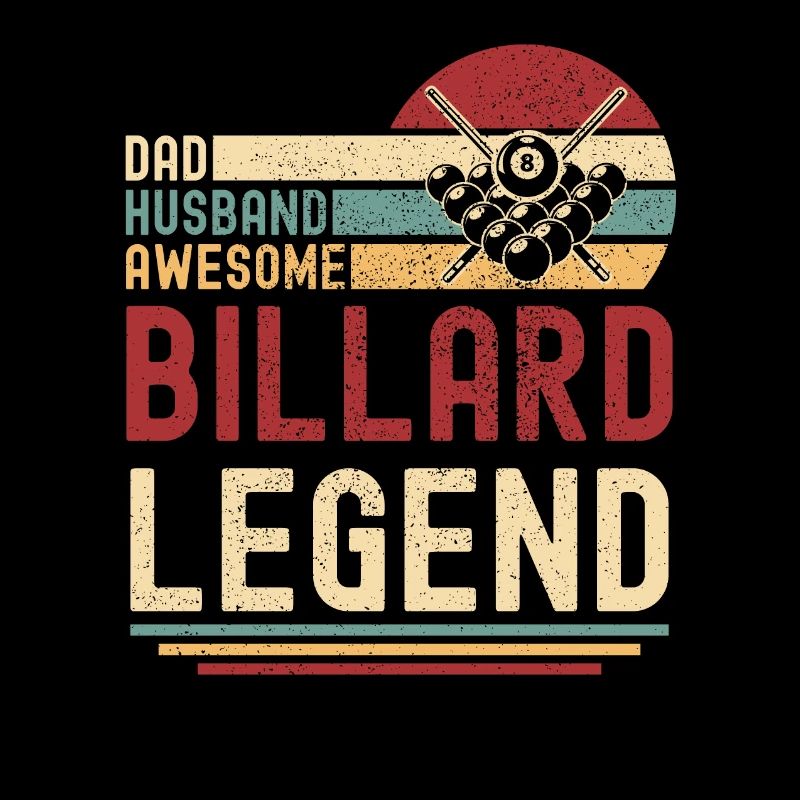 Papa Ehemann Billard Legende vintage retro