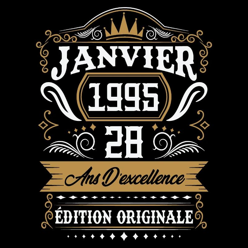Janvier 1995 28 Ans Rétro Cadeau D'anniversaire