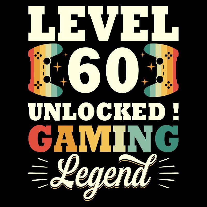Level 60 Anniversary Gamer 60 Years