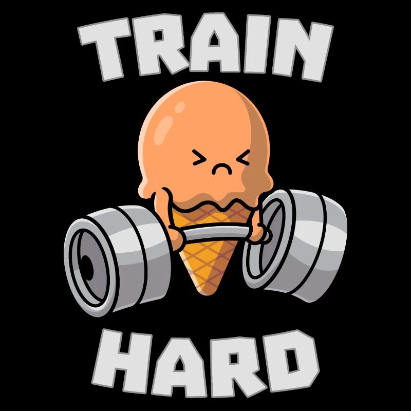 Trainiere hart Motivation