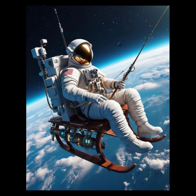 Fishing Astronaut