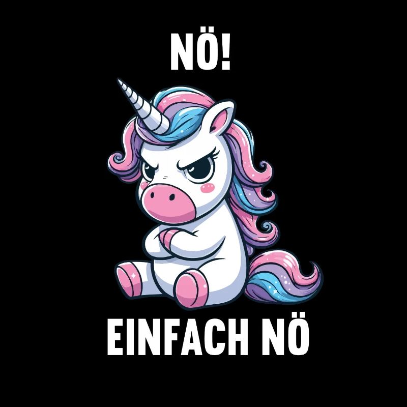 Nö Einfach Nö Einhorn Einhörner Einhornfan Unicorn