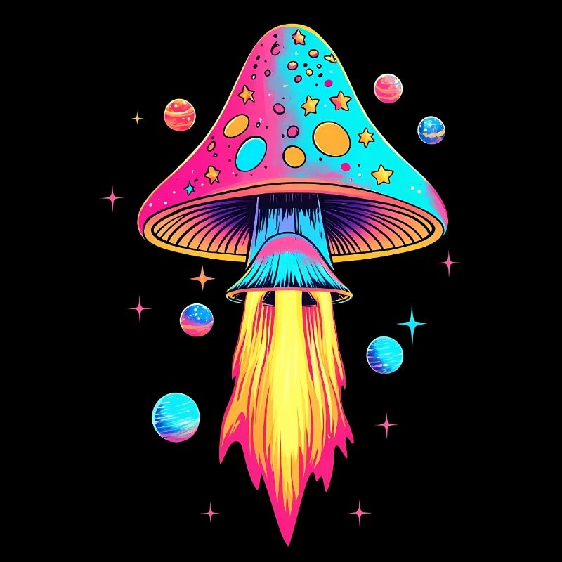 Psychedelic Mushroom Rocket
