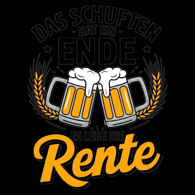 Das Schuften Hat Ein Ende Rente Feier