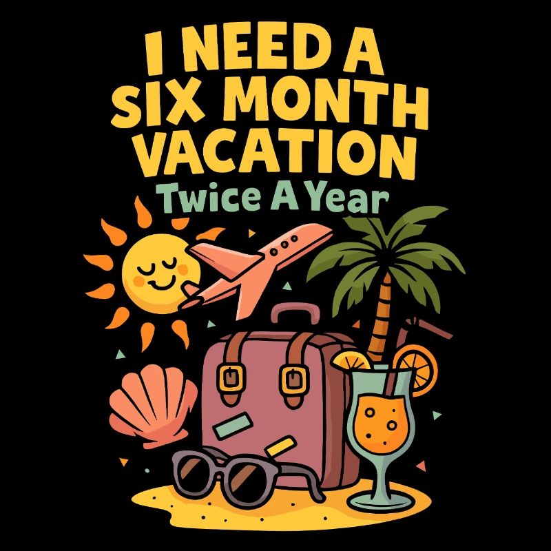 Conception de vacances de six mois