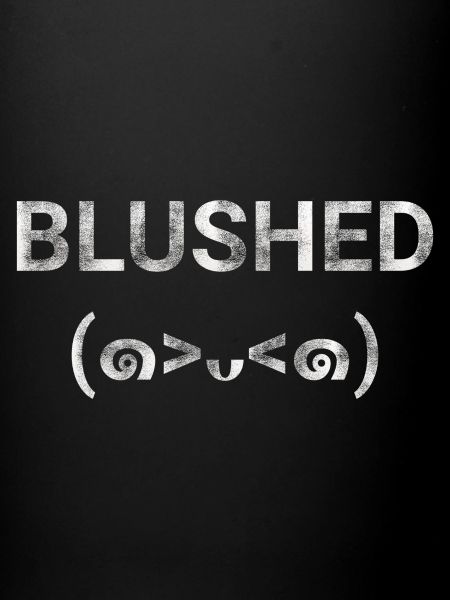 Blushed Emoji text