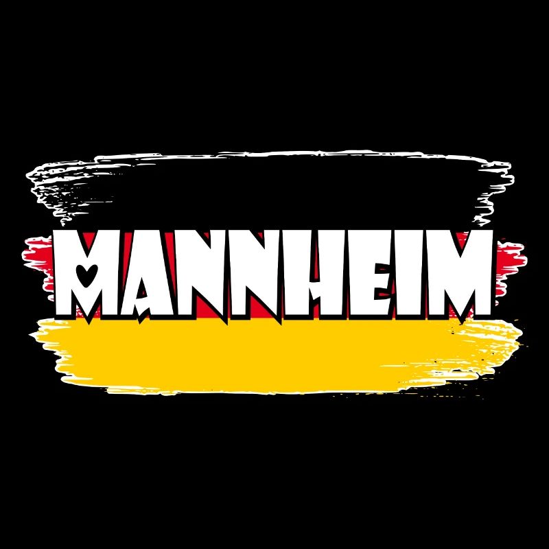 Mannheim Deutschland Flagge