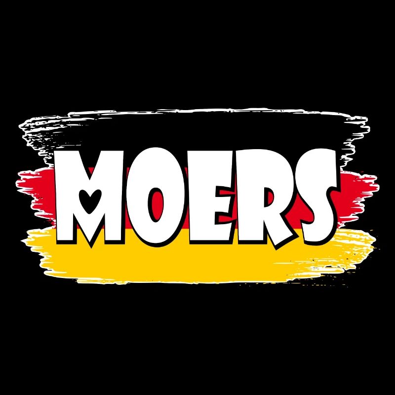 Drapeau de Moers, Allemagne