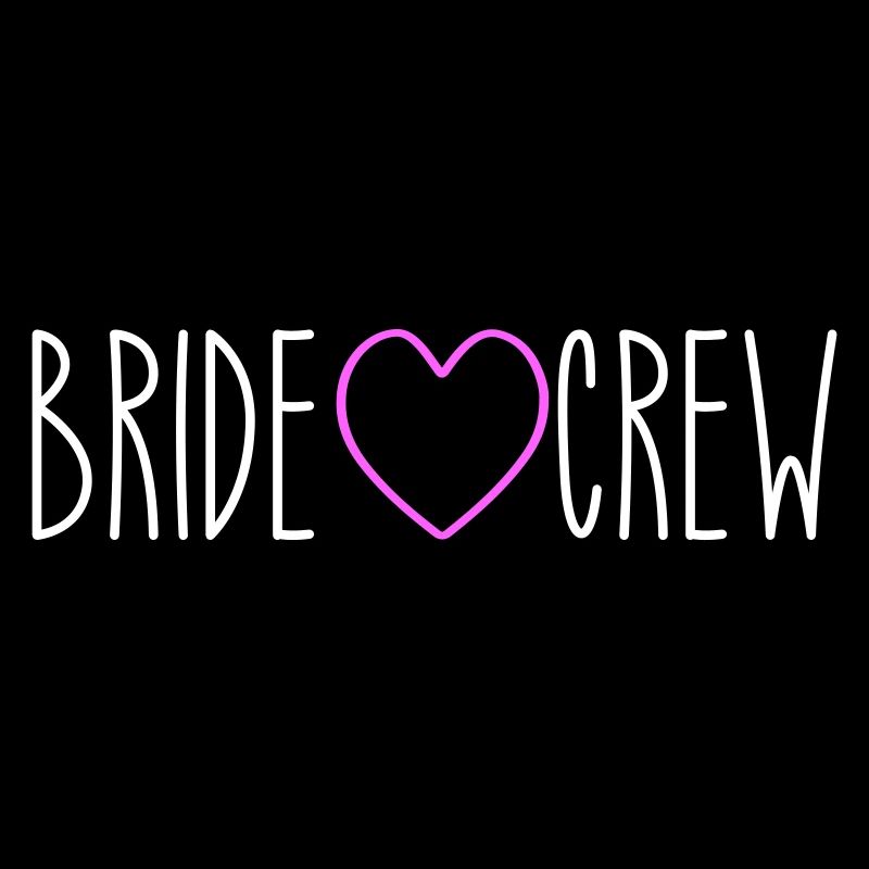 Bride Crew Heart