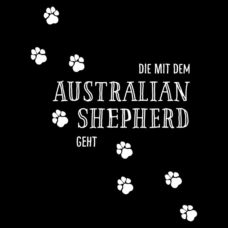 Die mit dem Australian Sheperd geht - Hundepfoten