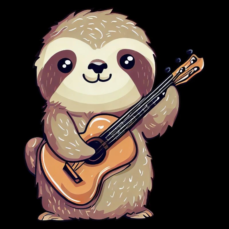 Sloth Guitar Player