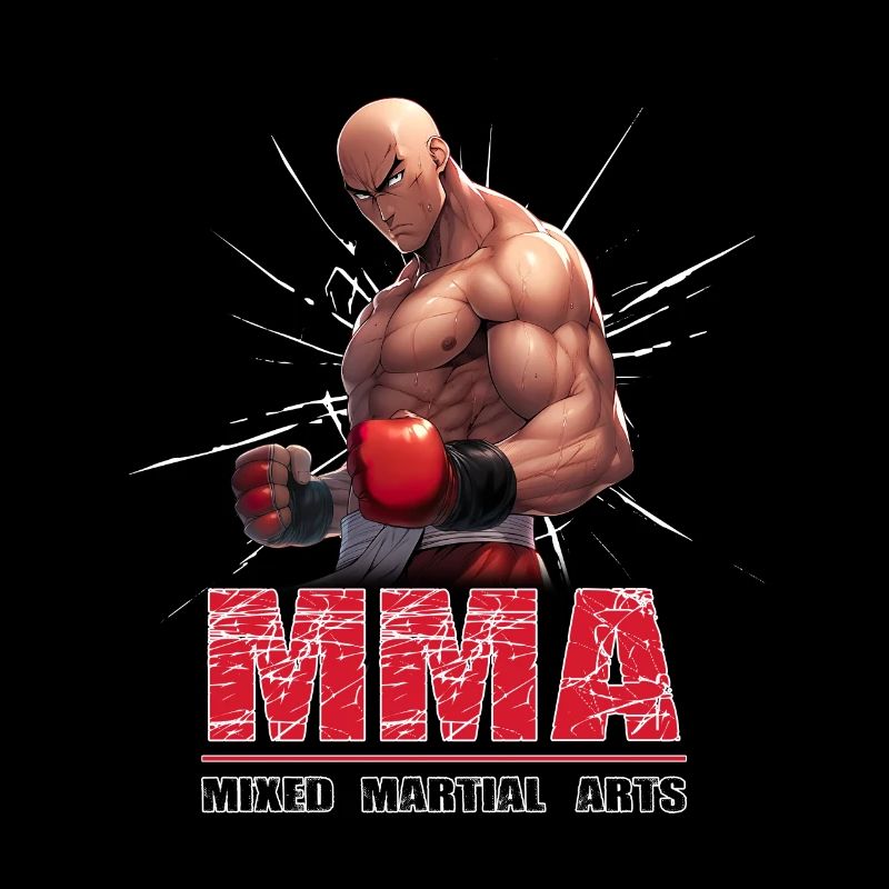MMA-Kämpfer – Anime-Hemd