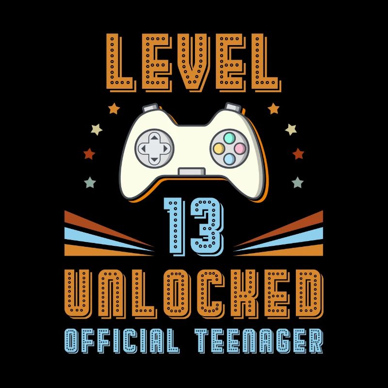 Adolescente ufficiale 13 ° Compleanno Livello 13 Sbloccato