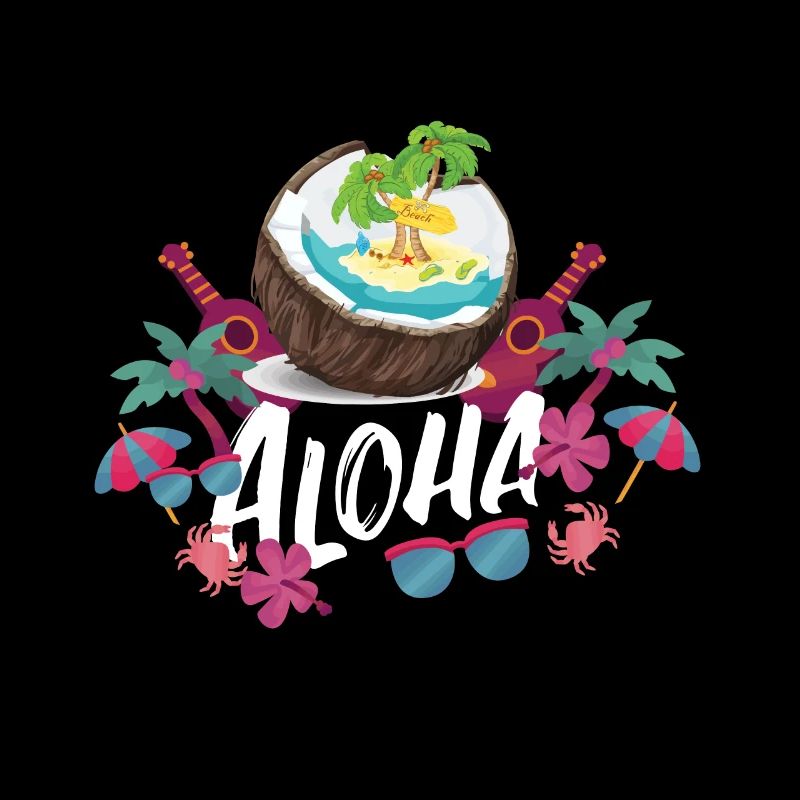 Fruit de noix de coco Aloha Plages Hawaï
