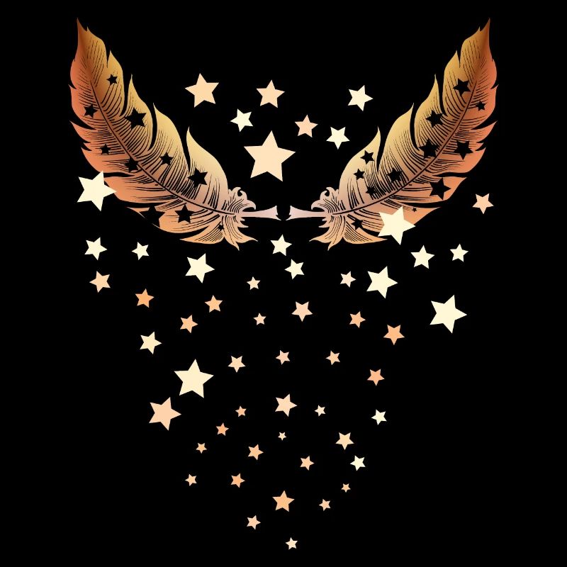 plumes et étoiles
