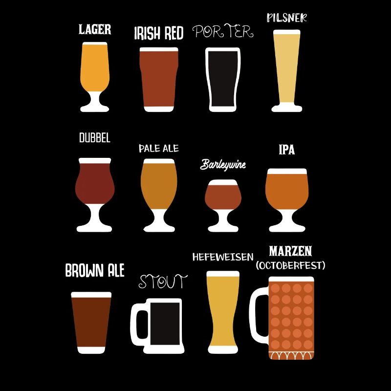 Différents types de bière - bière artisanale