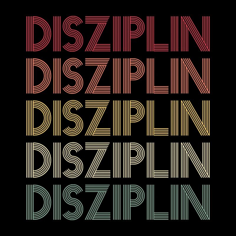 Disziplin Selbstbeherrschung Selbstdisziplin Idee