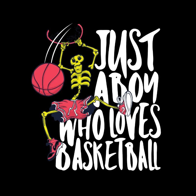 Un garçon qui aime le basket