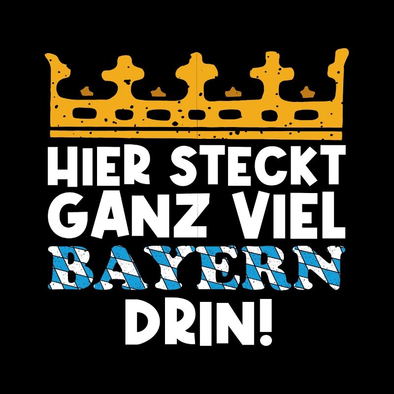 Bayern dahoam bayrisch Flagge Geschenkidee