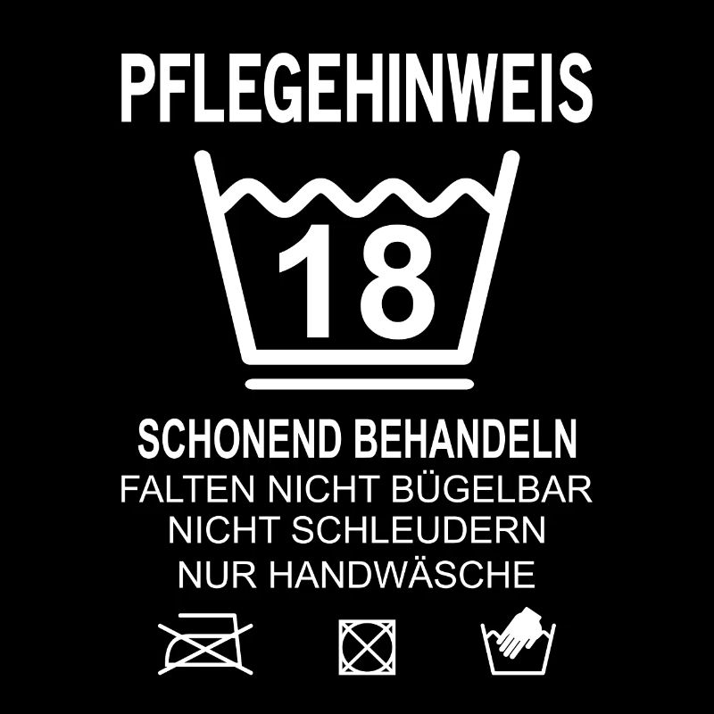 Schonend Behandeln Geschenk zum 18. Geburtstag