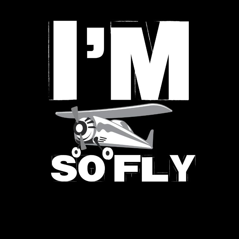 Airplane "I'm so Fly" aviator pilot gift idea