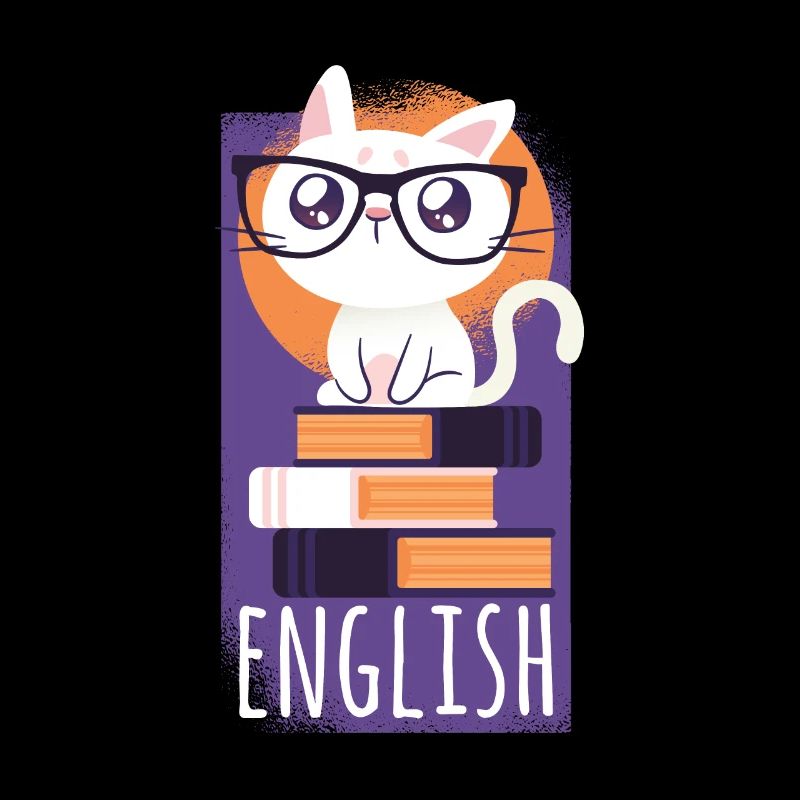 Englisch Übersetzer Katze Tshirt Geschenk