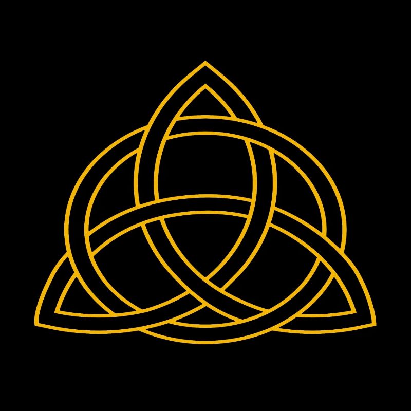 Noeud celtique doré