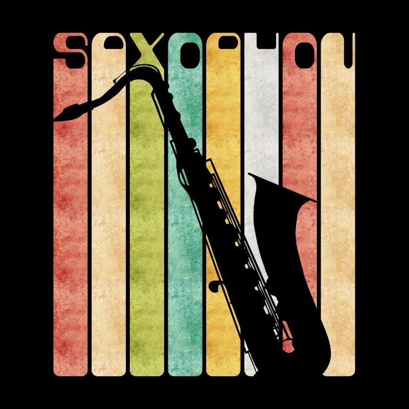 Retro saxophone