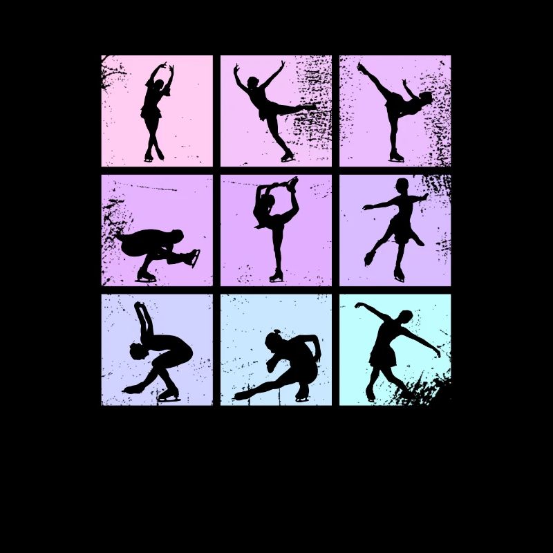 Eiskunstlauf Eis Eiskunstläufer Geschenk Design