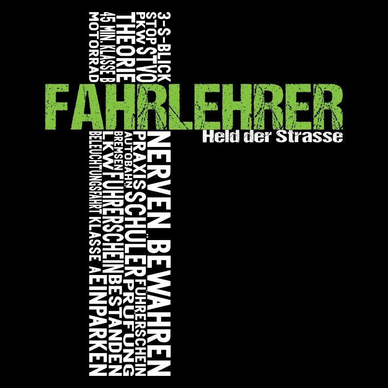 Fahrlehrer Held der Straße Lehrer Fahrschule