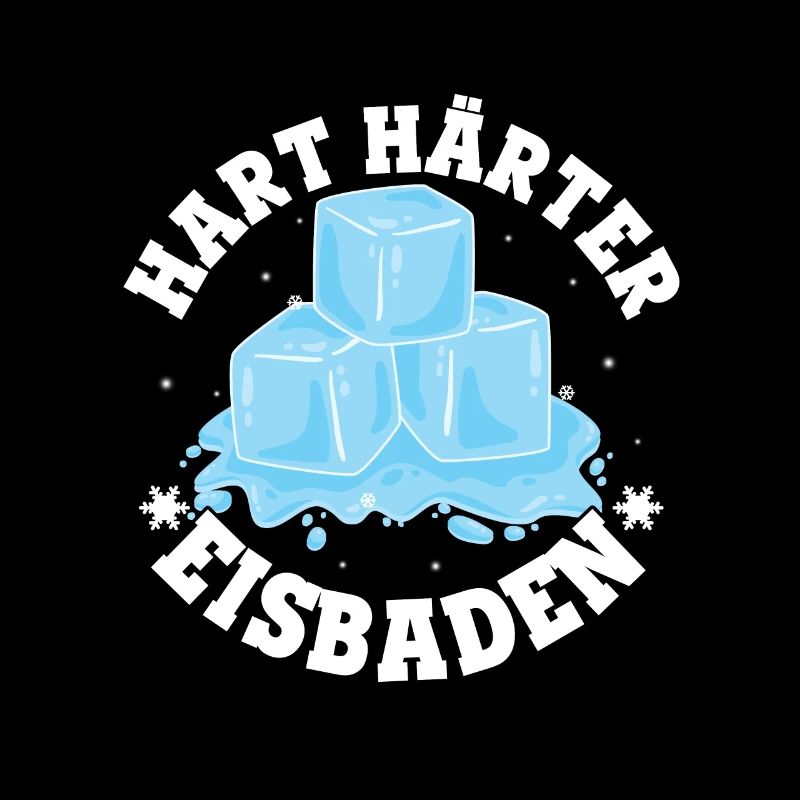 Hart Härter Eisbaden - Geschenk Eisbaden Kaltdusch