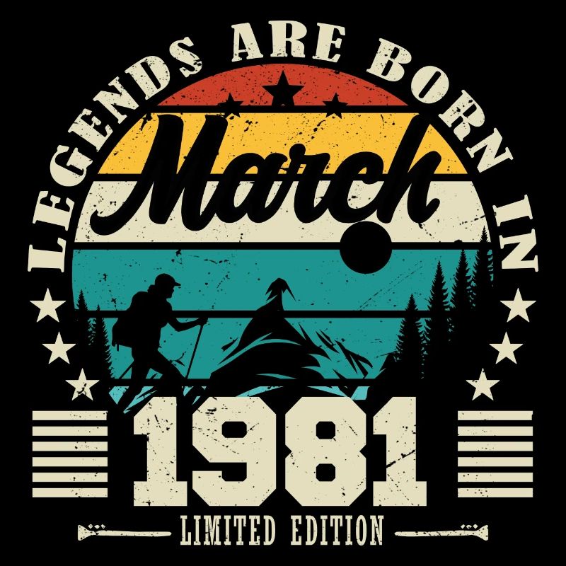 March 1981. Birthday gift March 1981.