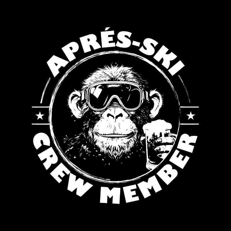 Affe Apres Ski Team Spruch