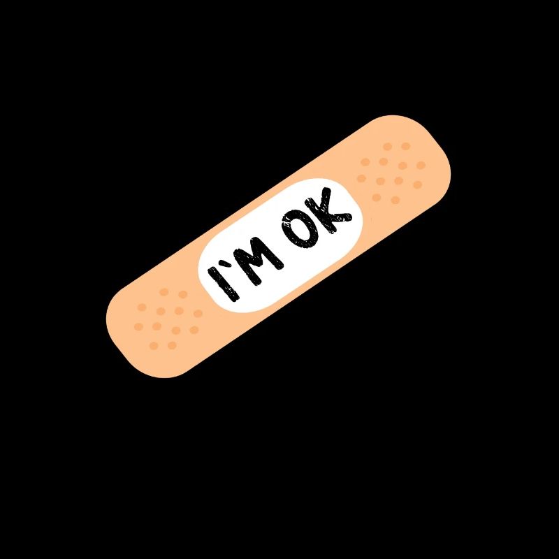 Trostpflaster Je suis OK Heftpflaster