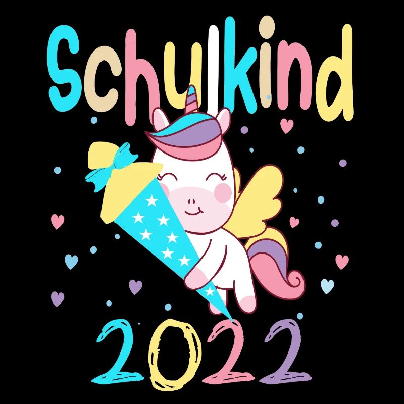 Schulkind 2022 Einhorn