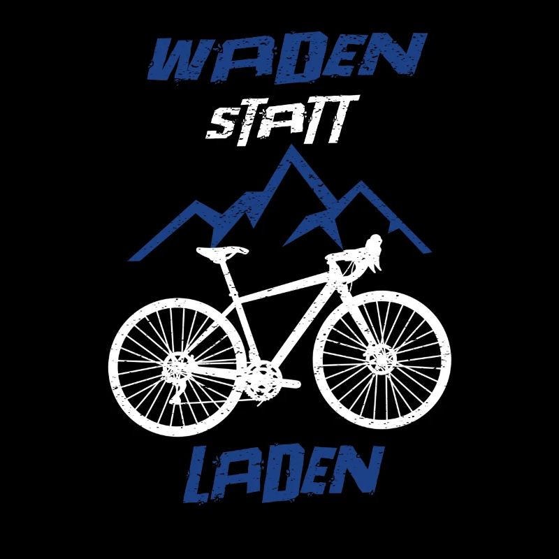 Fahrradfahrer Waden Statt Laden Geschenkidee