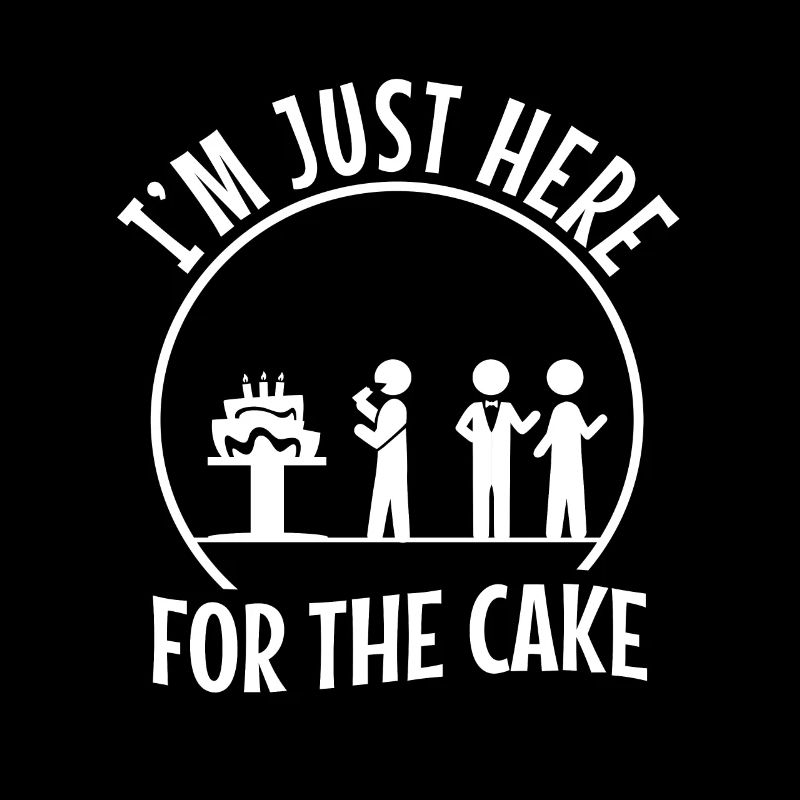 Im just here for the cake wedding